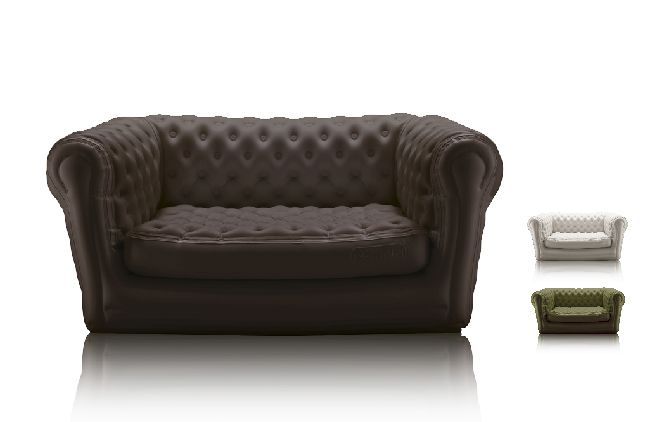 sofa chesterfield hinchable